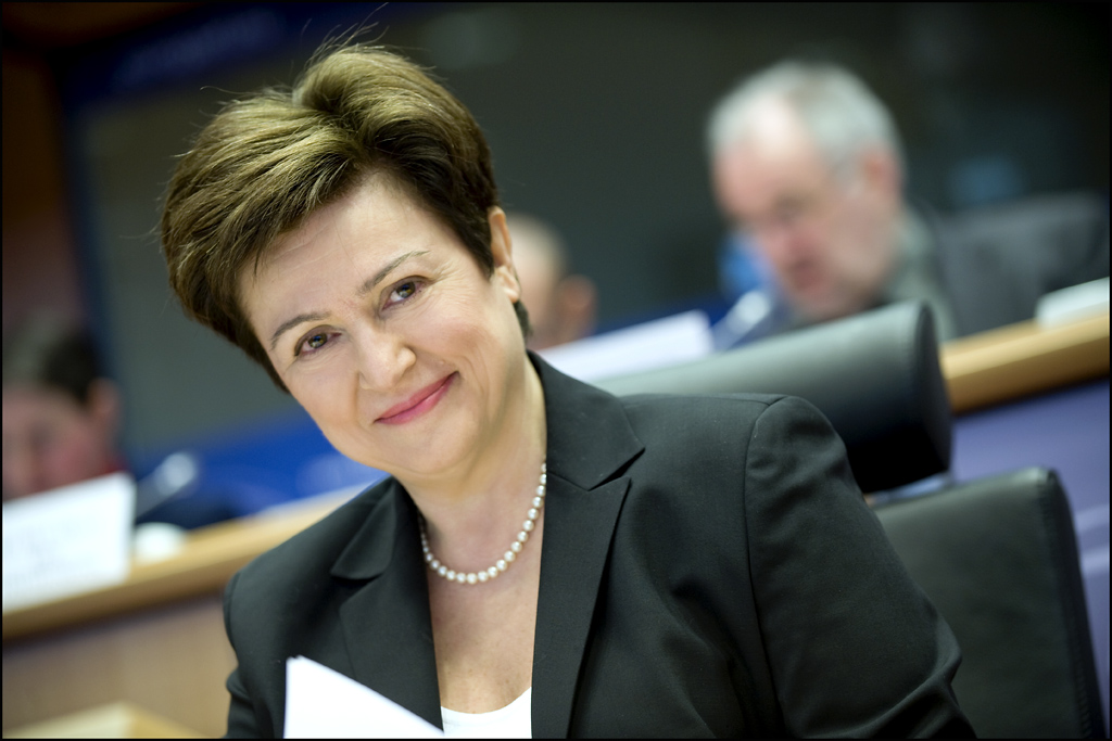 Kristalina Georgieva: (commissioner for humanitarian aid and crisis response): 'the applauded one'